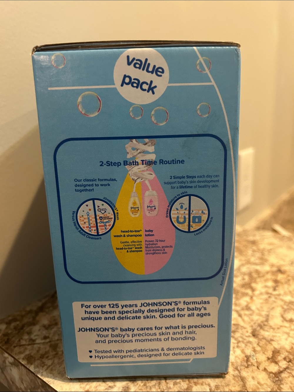 Johnson’s Baby First Touch Gift Set - Blue - Picture 4 of 7